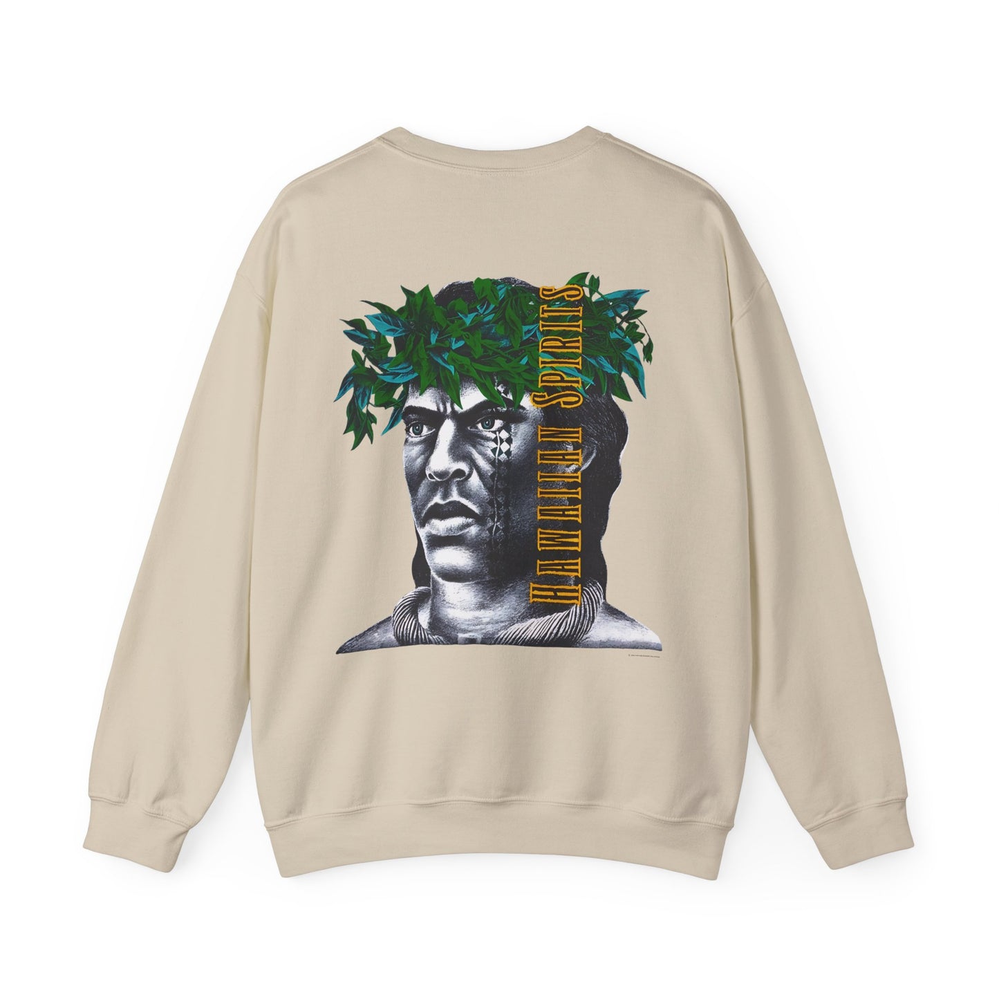 Hawaiian Strength Hawaiian Spirits Vintage Design 90s New Print Unisex Heavy Blend™ Crewneck Sweatshirt