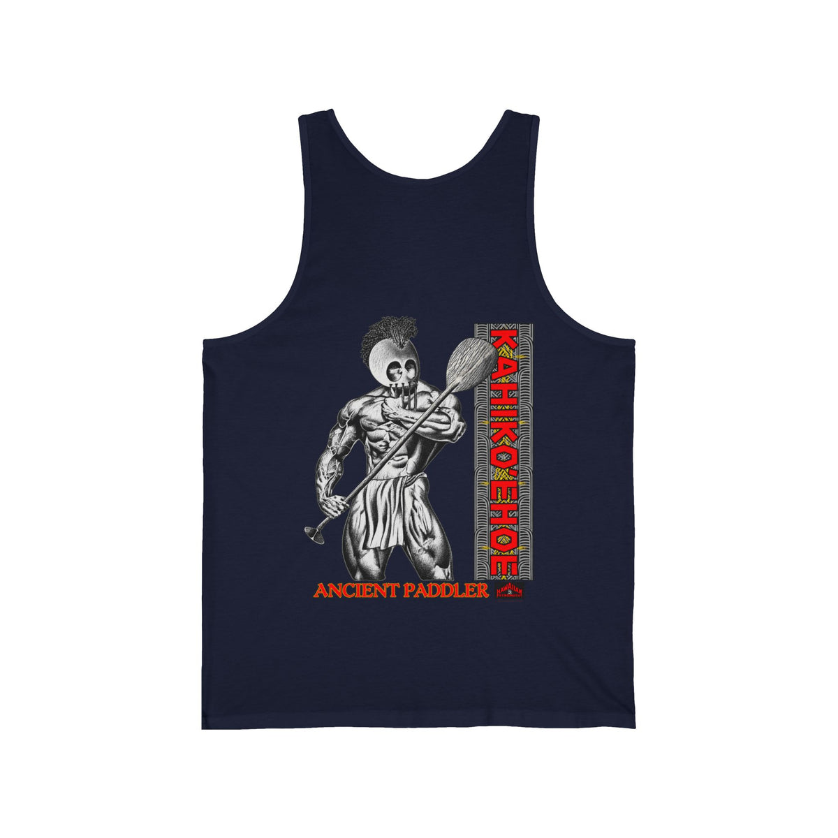Hawaiian Strength Ancient Paddler Unisex Jersey Tank