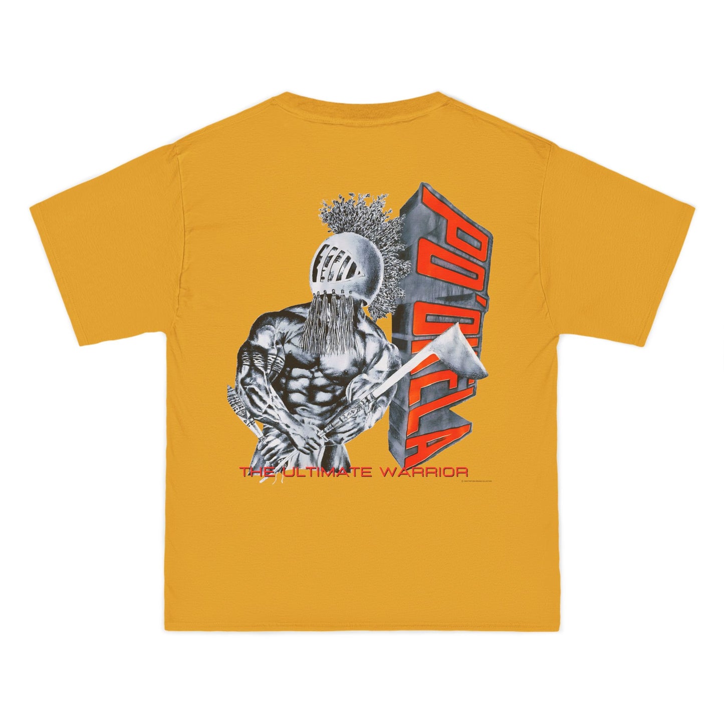 Hawaiian Strength Po'okela The Ultimate Warrior Vintage Design 90s New Print Beefy-T®  Short-Sleeve T-Shirt