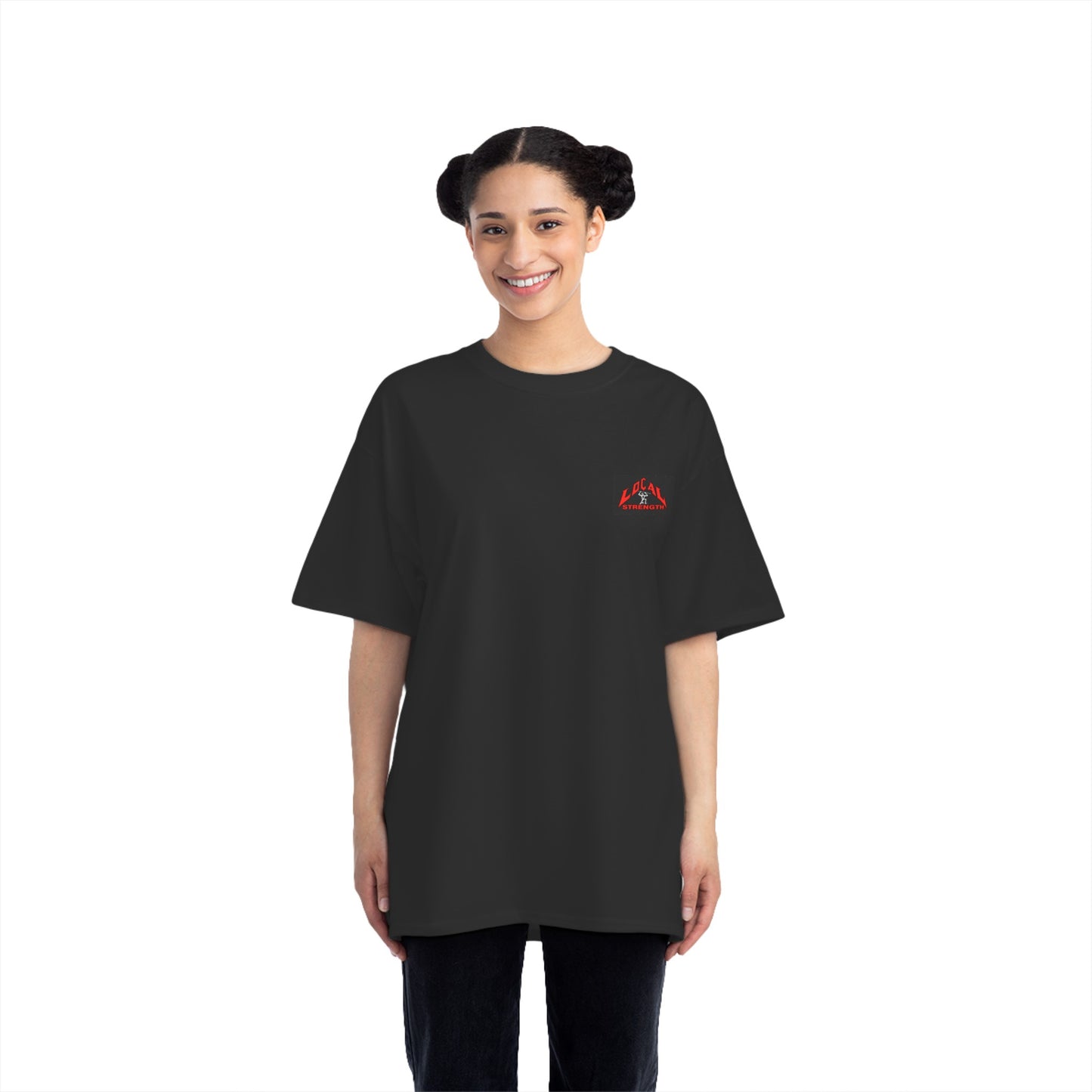 Local Strength Tongan Girl Ta'ahine Vintage Design 90s New Print Beefy-T®  Short-Sleeve T-Shirt