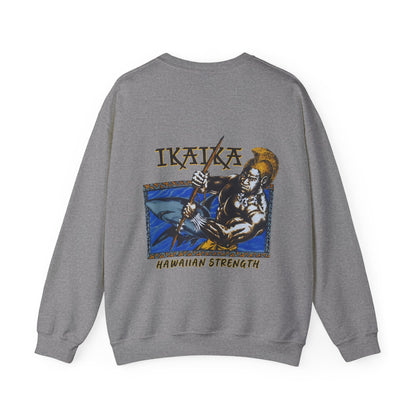 Hawaiian Strength Ikaika Hawaiian Strength Vintage Design 90s New Prin Unisex Heavy Blend™ Crewneck Sweatshirt