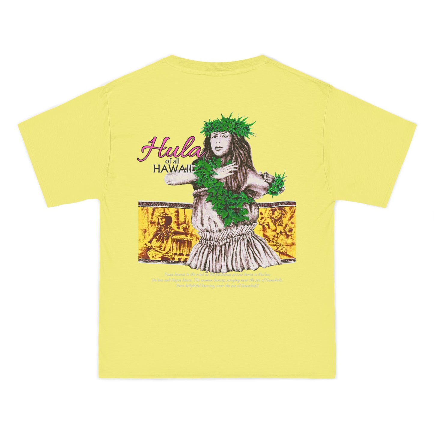 Hawaiian Strength Hula of all Hawaii Vintage Design 90s New Print Beefy-T®  Short-Sleeve T-Shirt