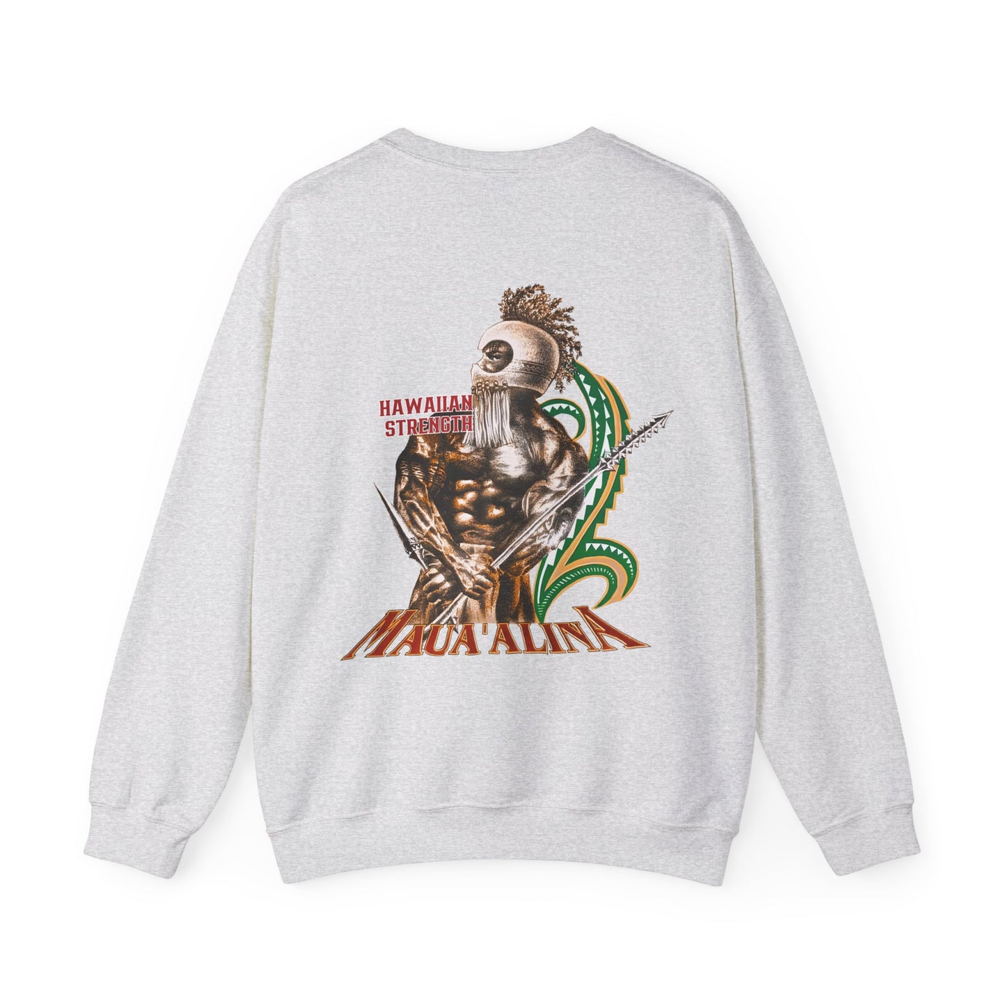 Hawaiian Strength Maua'alina Vintage Design 90s New Print Unisex Heavy Blend™ Crewneck Sweatshirt