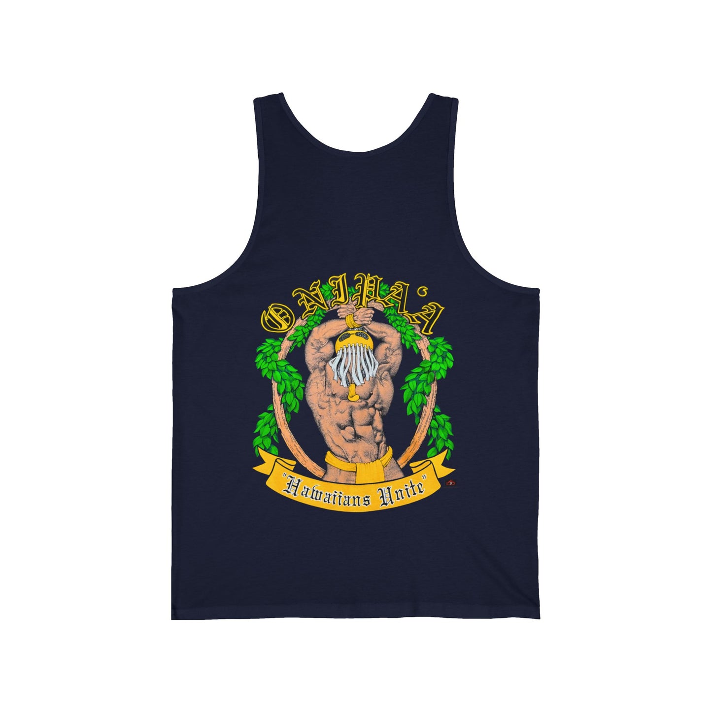 Hawaiian Strength Onipa'a Hawaiians Unite Vintage Design 90s New Print Unisex Jersey Tank