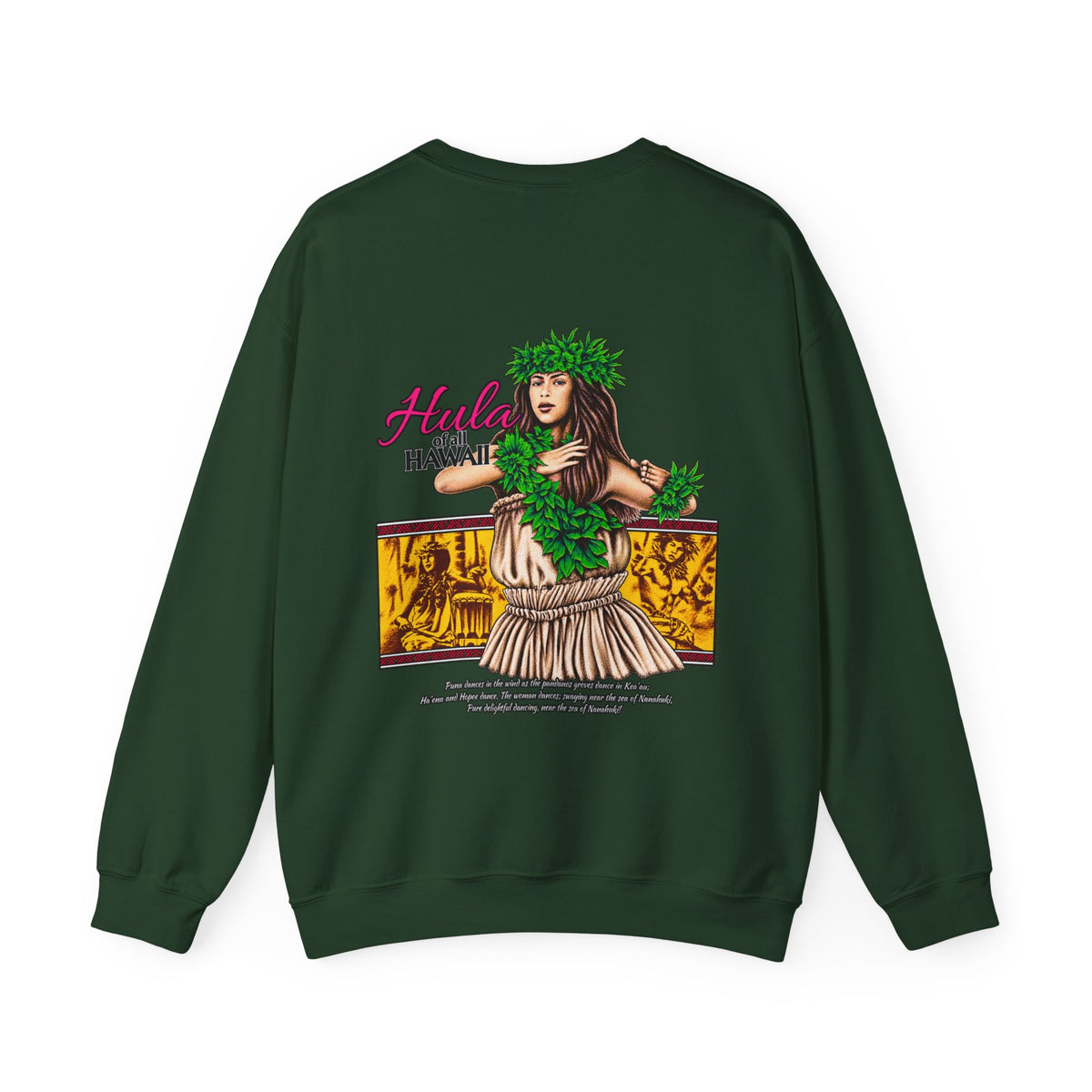 Hawaiian Strength Hula of all Hawaii Unisex Heavy Blend™ Crewneck Sweatshirt