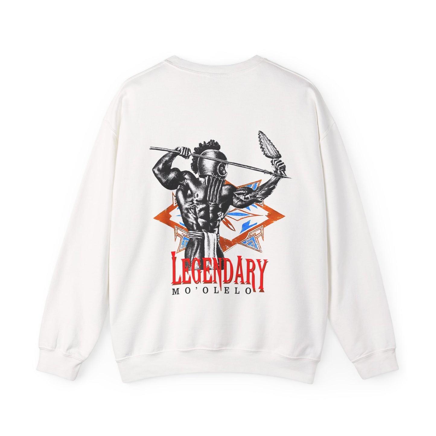 Hawaiian Strength Legendary Mo'olelo Vintage 90s Design New Print Unisex Heavy Blend™ Crewneck Sweatshirt
