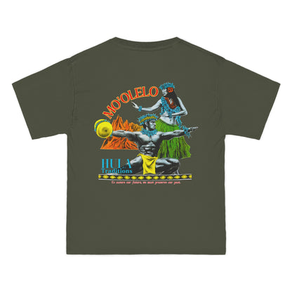 Hawaiian Strength Mo'olelo Hula Traditions Vintage Design 90s New Print Beefy-T®  Short-Sleeve T-Shirt