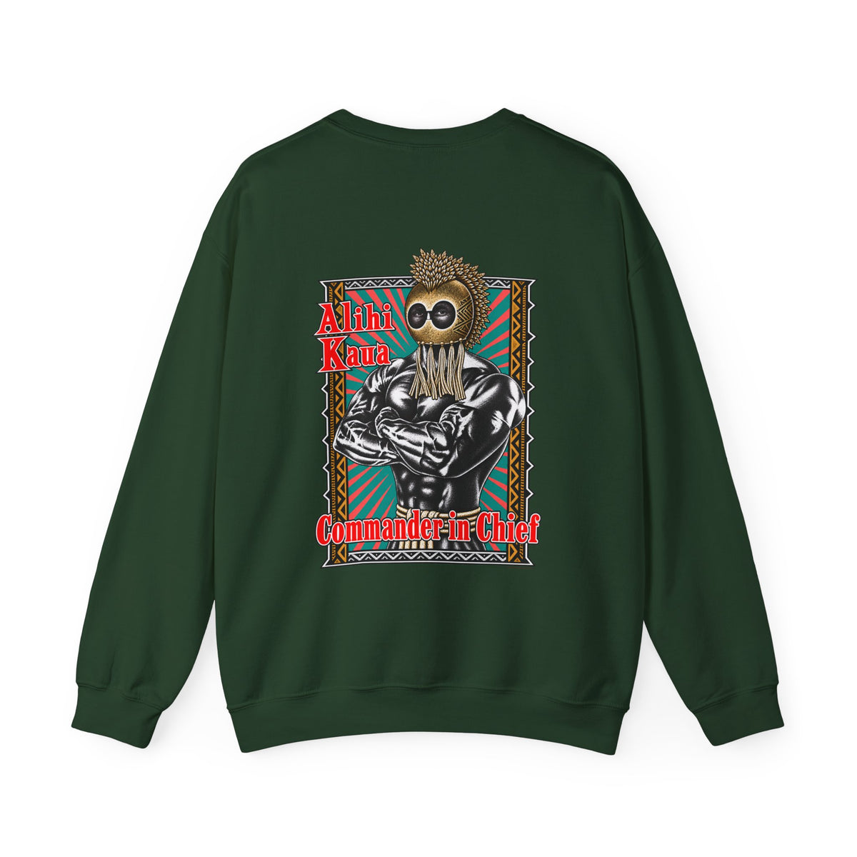 Hawaiian Strength Alihi Kaua Commander in Chef Unisex Heavy Blend™ Crewneck Sweatshirt