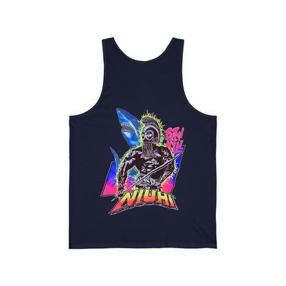 Hawaiian Strength Niuhi Born To Kill Vintage Design 90s New Print Unisex Jersey Tank