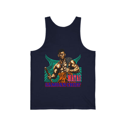 Samoan Strength Samoan Chief Matai Unisex Jersey Tank