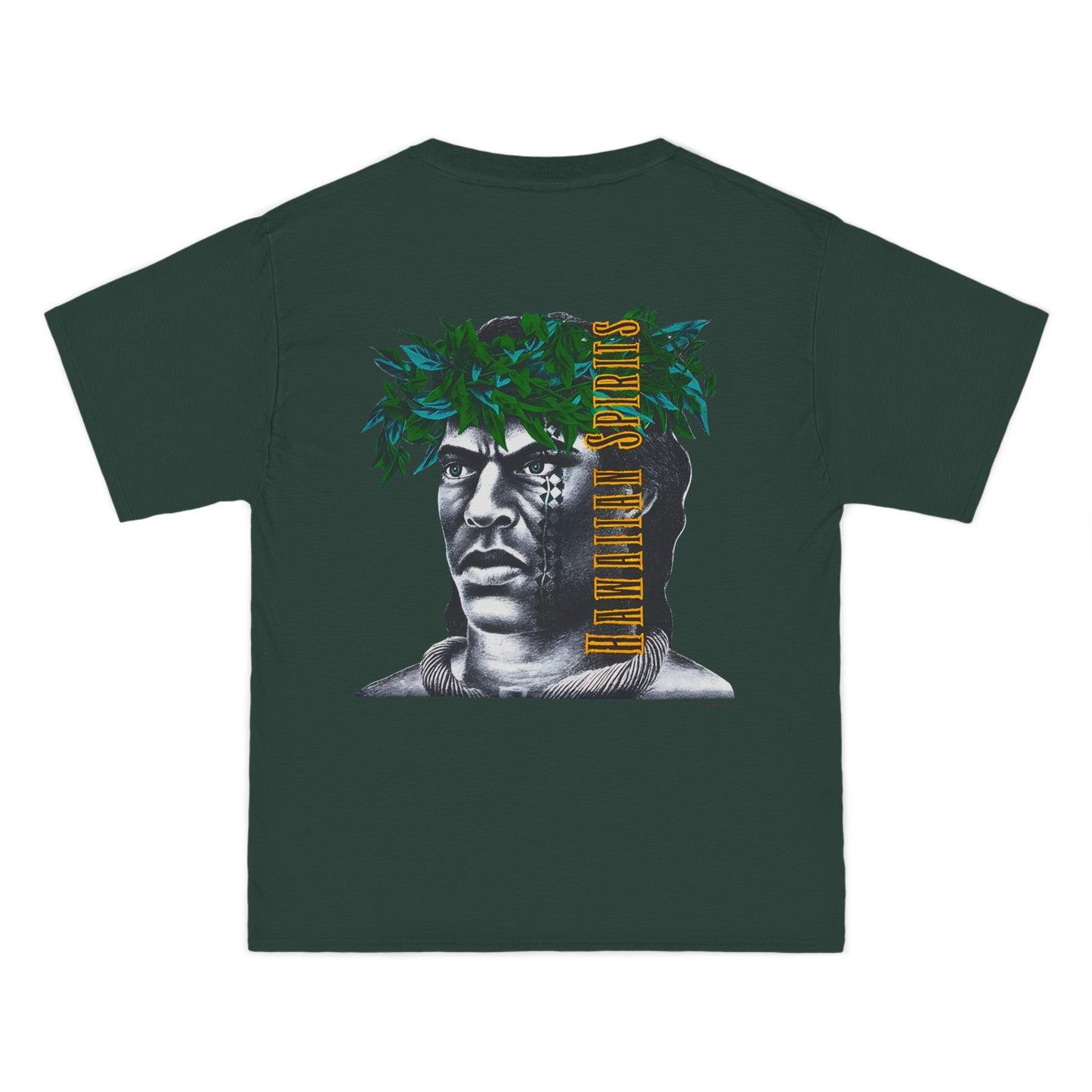 Hawaiian Strength Hawaiian Spirits Vintage Design 90s New Print Beefy-T®  Short-Sleeve T-Shirt