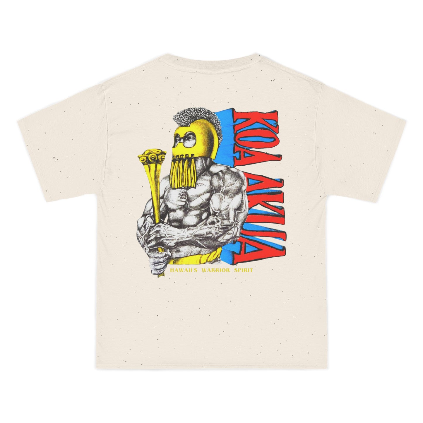 Hawaiian Strength Koa Akua Hawaii's Warrior Spirit Vintage Design 90s New Print Beefy-T®  Short-Sleeve T-Shirt