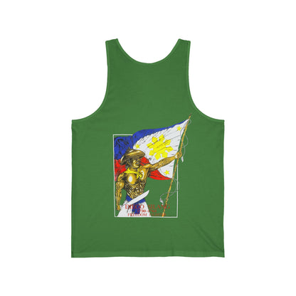 Filipino Strength Diego Silang Freedom Fighter Vintage Design 90s New Print Unisex Jersey Tank