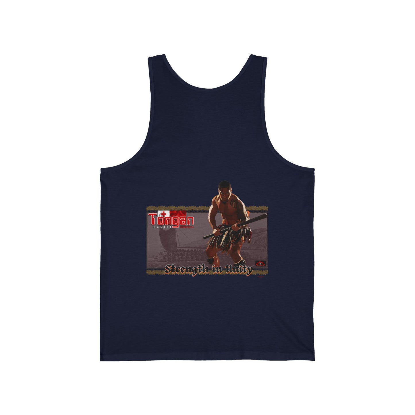 Local Strength Tongan Strength Malohi Stregnth in Unity Unisex Jersey Tank