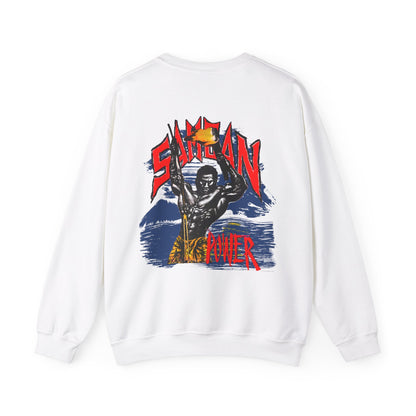 Samoan Strength Samoan Power Vintage Design 90s New Print Unisex Heavy Blend™ Crewneck Sweatshirt