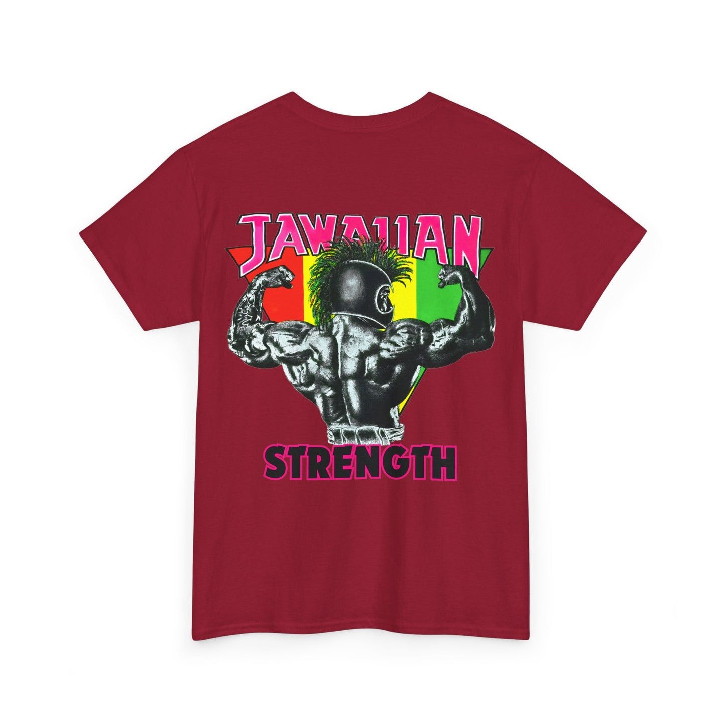 Jawaiian Strength Jawaiian Strenght Vintage Design 90s New Print T-shirt Unisex Heavy Cotton Tee