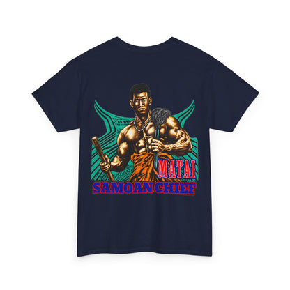 Samoan Strength Samoan Chief Matai Unisex Heavy Cotton Tee