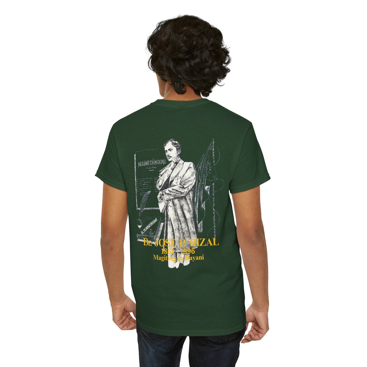 Filipino Strength Dr Jose Rizal Magiting na Bayani Vintage Design 90s New Print Unisex Heavy Cotton Tee