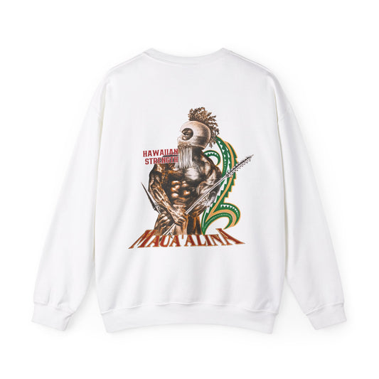 Hawaiian Strength Maua'alina Vintage Design 90s New Print Unisex Heavy Blend™ Crewneck Sweatshirt