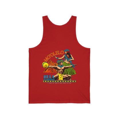 Hawaiian Strength Mo'olelo Hula Traditions Unisex Jersey Tank