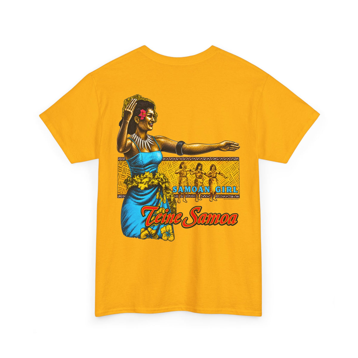 Samoan Strength Samoan Girl Teine Samoa Unisex Heavy Cotton Tee