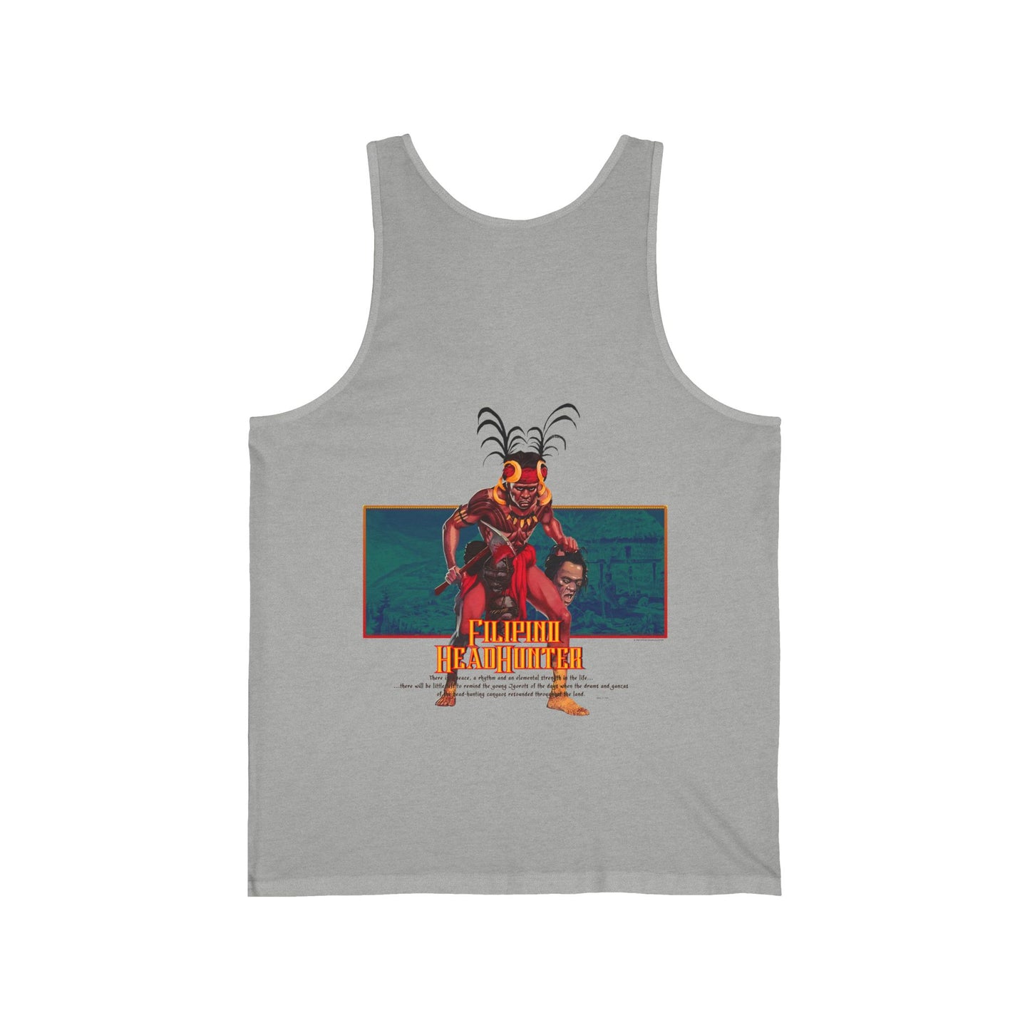 Filipino Strength Filipino HeadHunter Unisex Jersey Tank