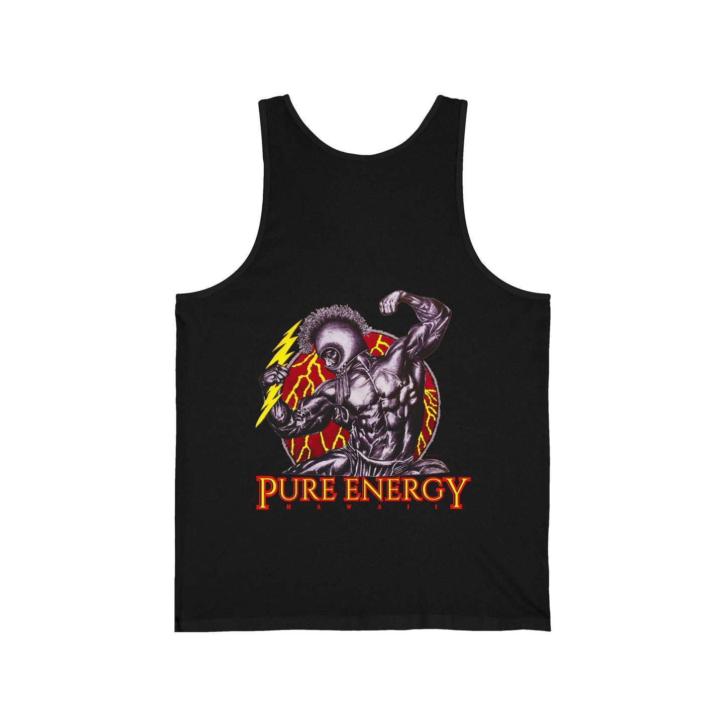 Hawaiian Strength Pure Energy Hawaii Vintage Design 90s New Print Unisex Jersey Tank