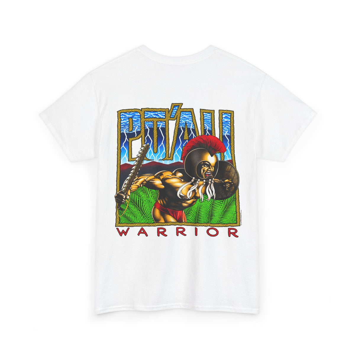 Hawaiian Strength Pu'ali Warrior Unisex Heavy Cotton Tee