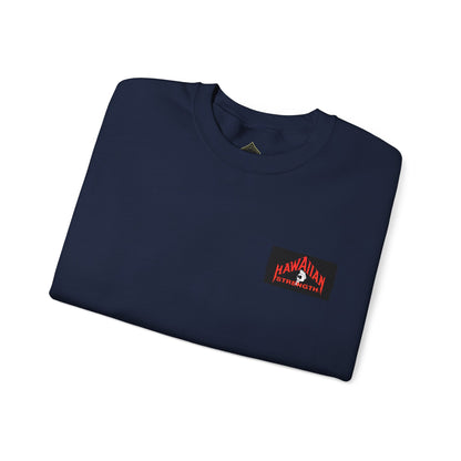 Hawaiian Strength Hawaiian Cockfight Vintage Design 90s New Print Unisex Heavy Blend™ Crewneck Sweatshirt