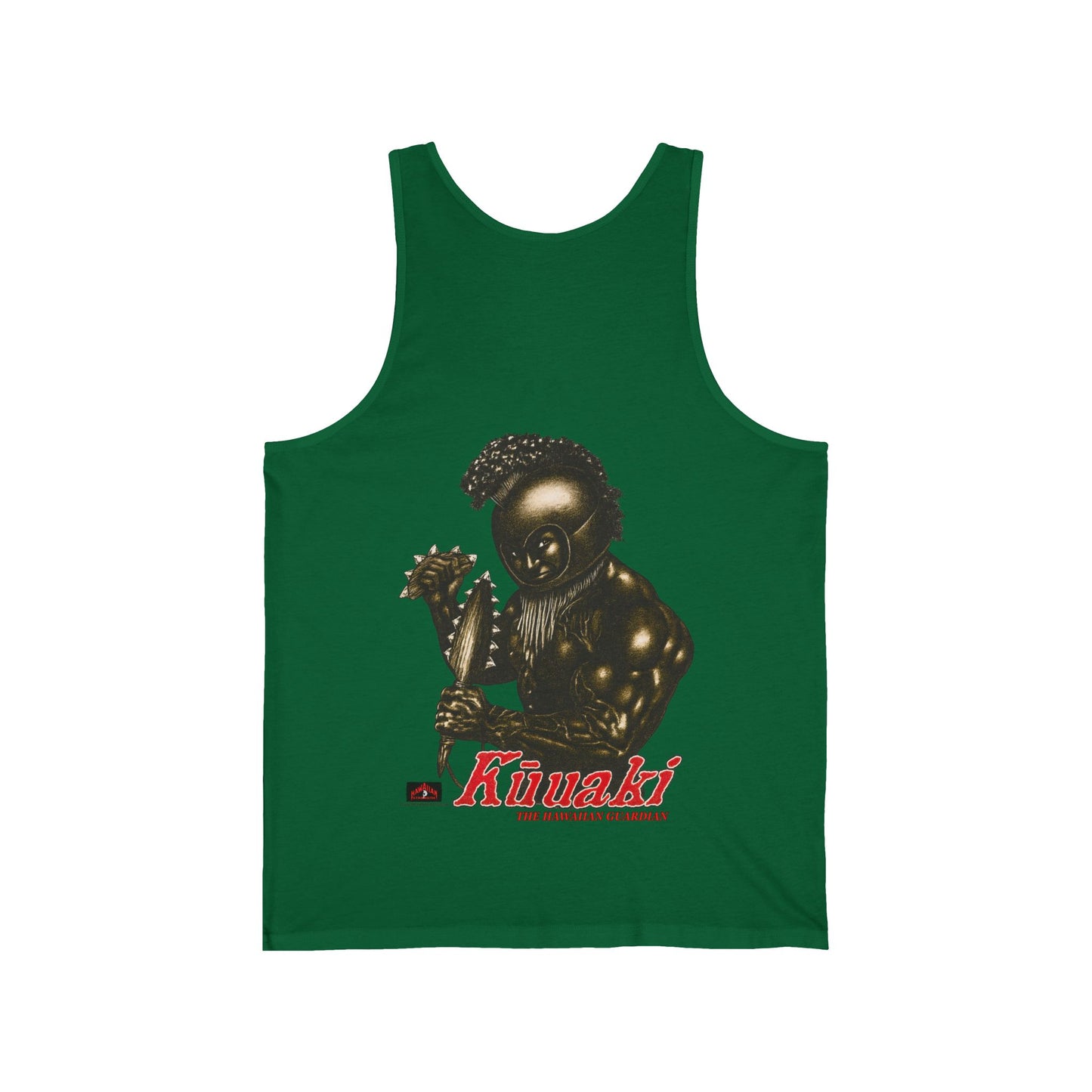 Hawaiian Strength Kῡuaki The Hawaiian Guardian Vintage Design 90s New Print Unisex Jersey Tank