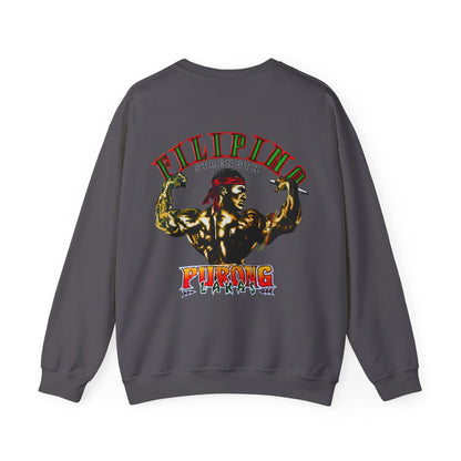 Filipino Strength Purong Lakas Vintage Design 90s New Print Unisex Heavy Blend™ Crewneck Sweatshirt
