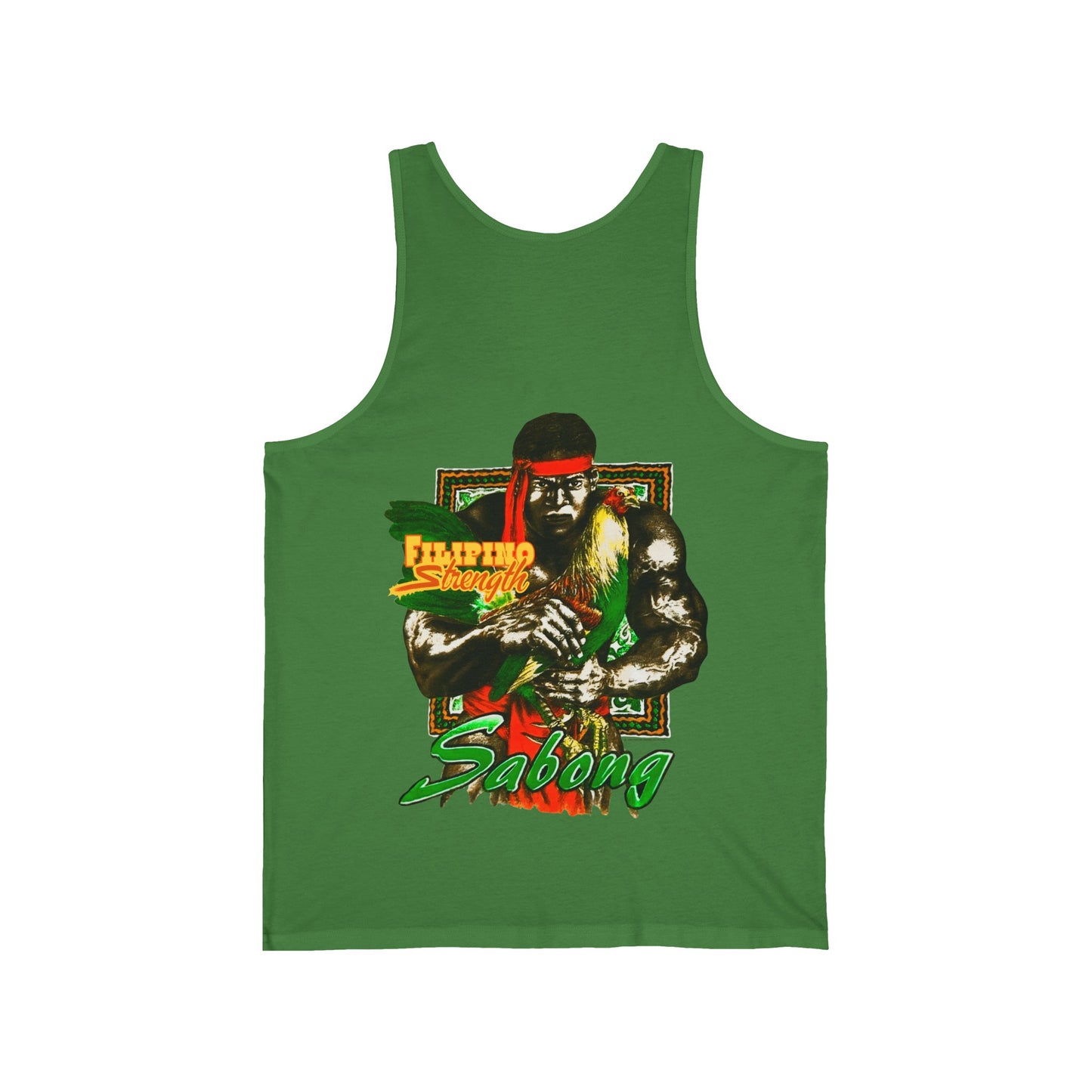 Filipino Strength Sabong Vintage Design 90s New Print Unisex Jersey Tank