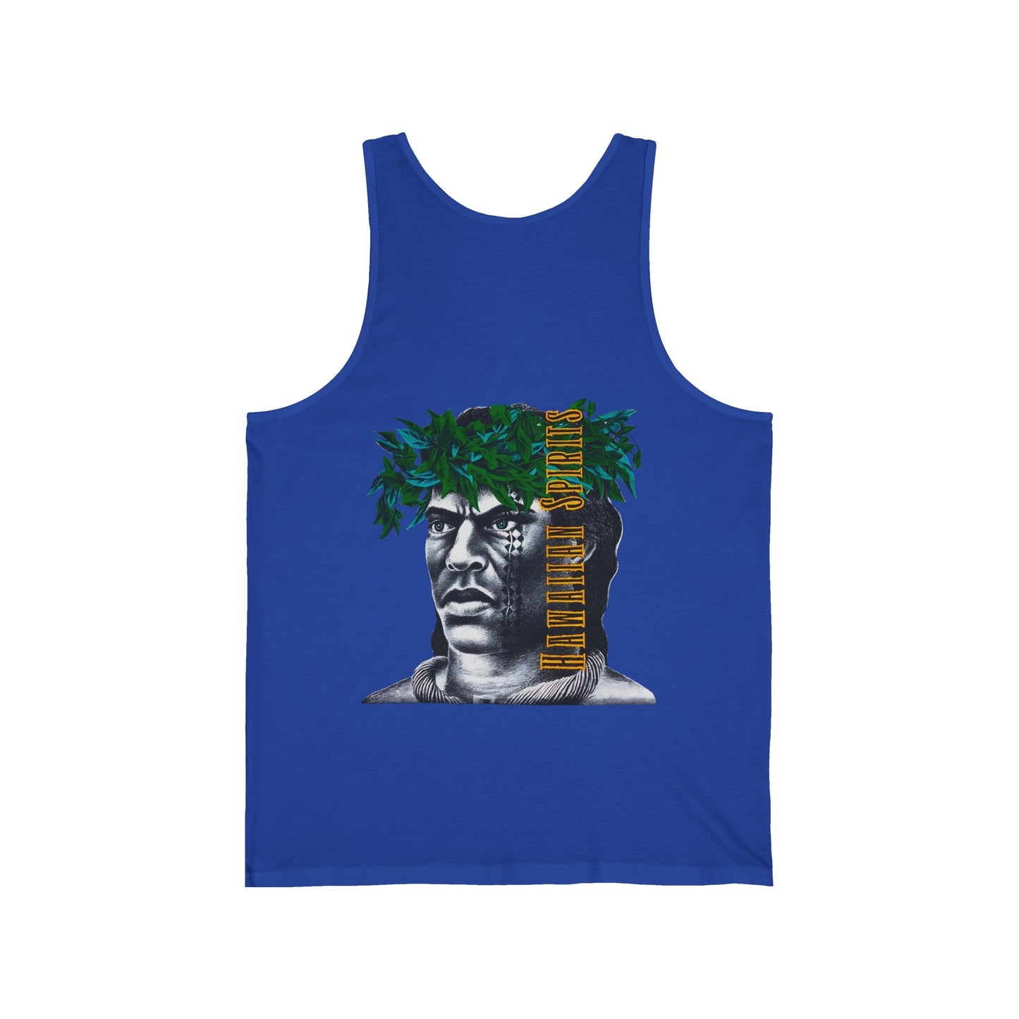 Hawaiian Strength Hawaiian Spirits Vintage Designs 90s New Print Unisex Jersey Tank