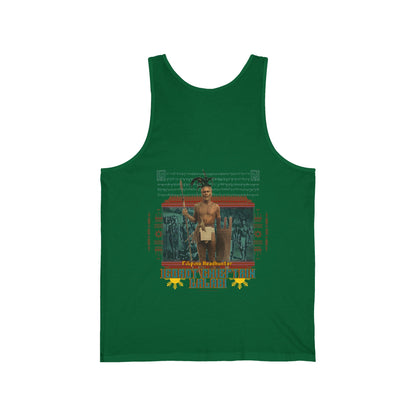 Filipino Strength Filipino Headhunter Igorot Chieftain Lalabi Unisex Jersey Tank