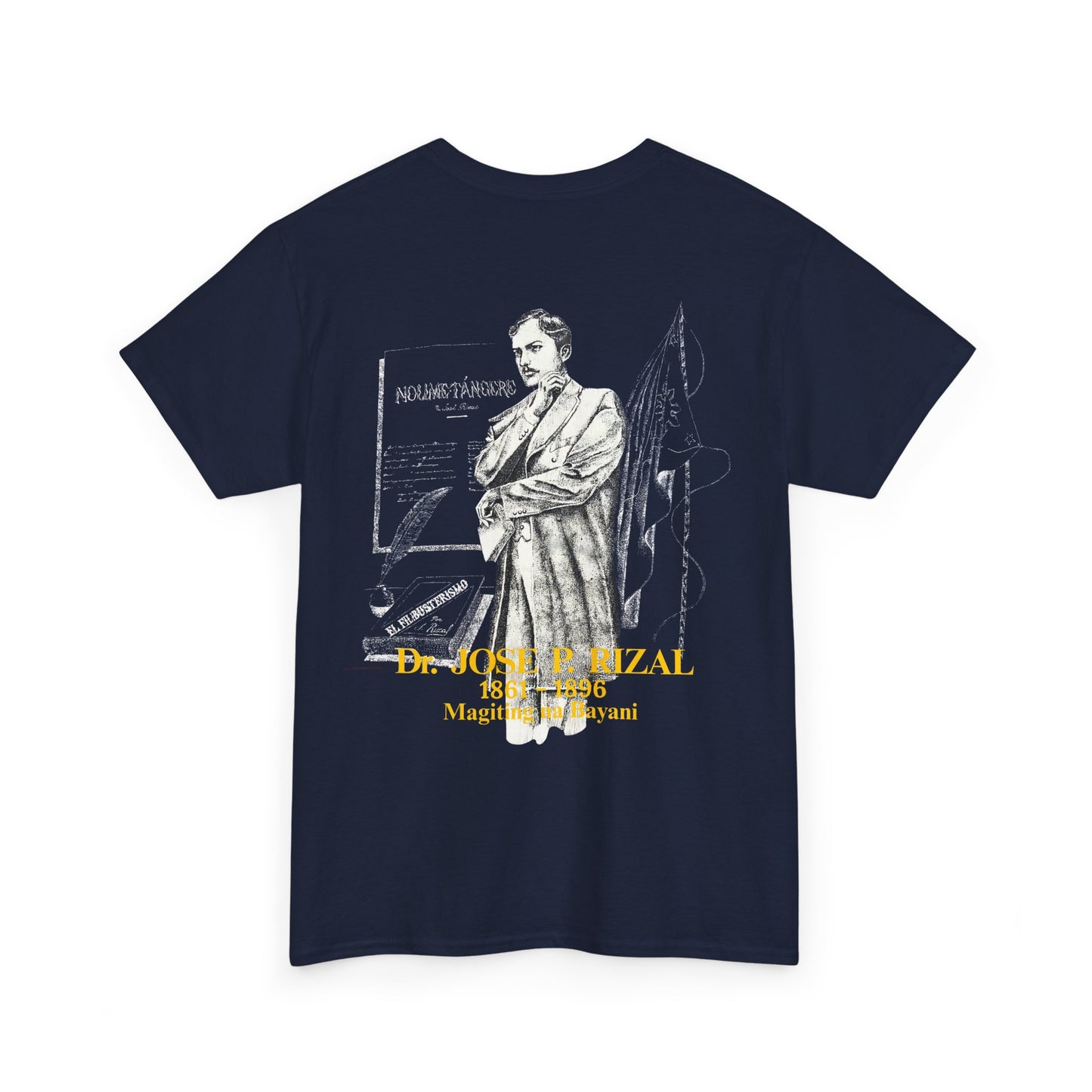Filipino Strength Dr Jose Rizal Magiting na Bayani Vintage Design 90s New Print Unisex Heavy Cotton Tee