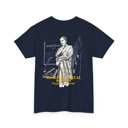Filipino Strength Dr Jose Rizal Magiting na Bayani Vintage Design 90s New Print Unisex Heavy Cotton Tee