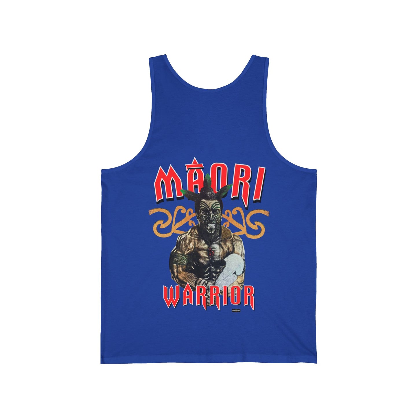 Local Strength Maori Warrior Vintage Design 90s New Print Unisex Jersey Tank