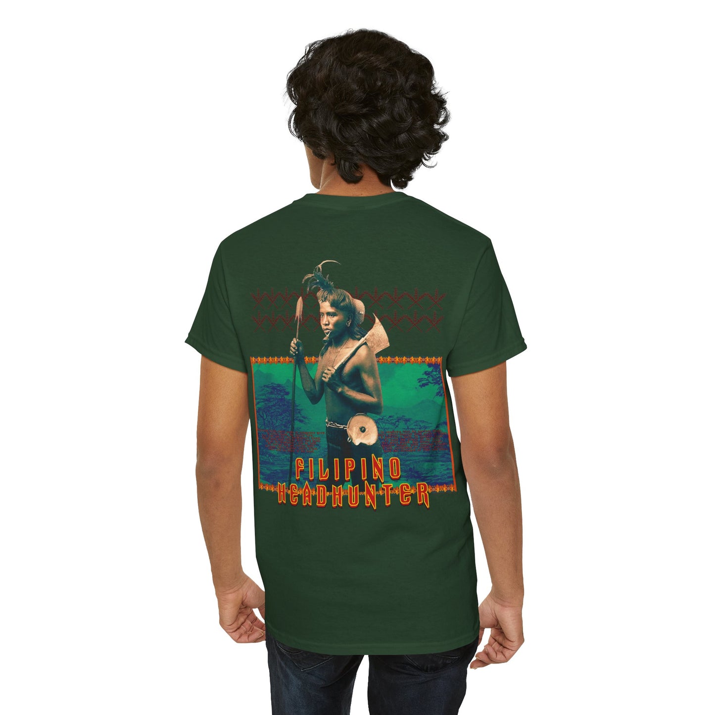 Filipino Strength Filipino HeadHunter Unisex Heavy Cotton Tee