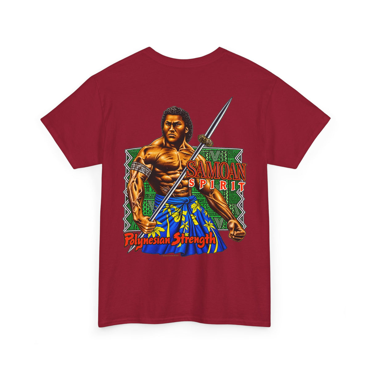 Samoan Strength Samoan Spirit Polynesian Strength Unisex Heavy Cotton Tee