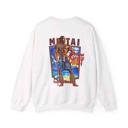 Samoan Strength Samoan Chief Matai Unisex Heavy Blend™ Crewneck Sweatshirt
