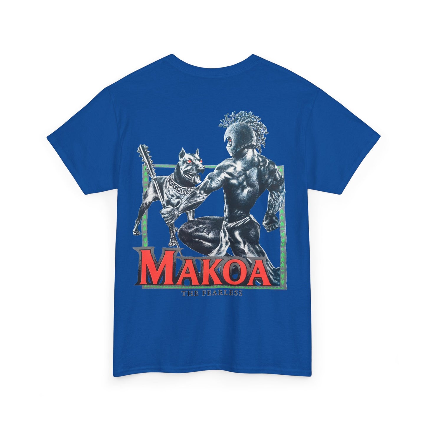 Hawaiian Strength Makoa The Fearless Vintage Design 90s New Print T-shirt Unisex Heavy Cotton Tee