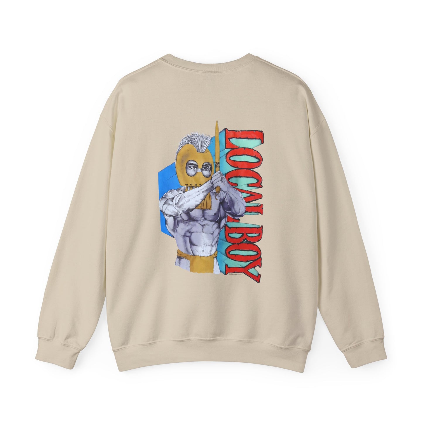 Hawaiian Strength Local Boy Vintage Design 90s New Print Unisex Heavy Blend™ Crewneck Sweatshirt