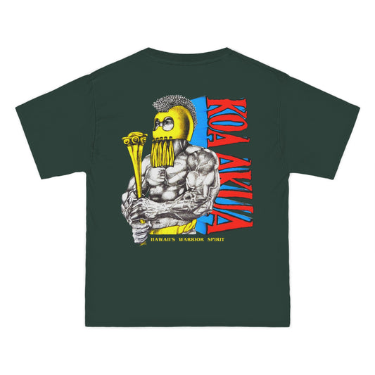 Hawaiian Strength Koa Akua Hawaii's Warrior Spirit Vintage Design 90s New Print Beefy-T®  Short-Sleeve T-Shirt