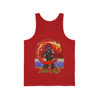 Samoan Strength Siva Afi Vintage Design 90s New Print Unisex Jersey Tank