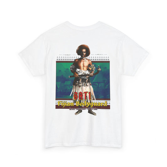 Local Strength Bati Fijian Bodyguard Never Surrender Attitude Tabu Soro Unisex Heavy Cotton Tee
