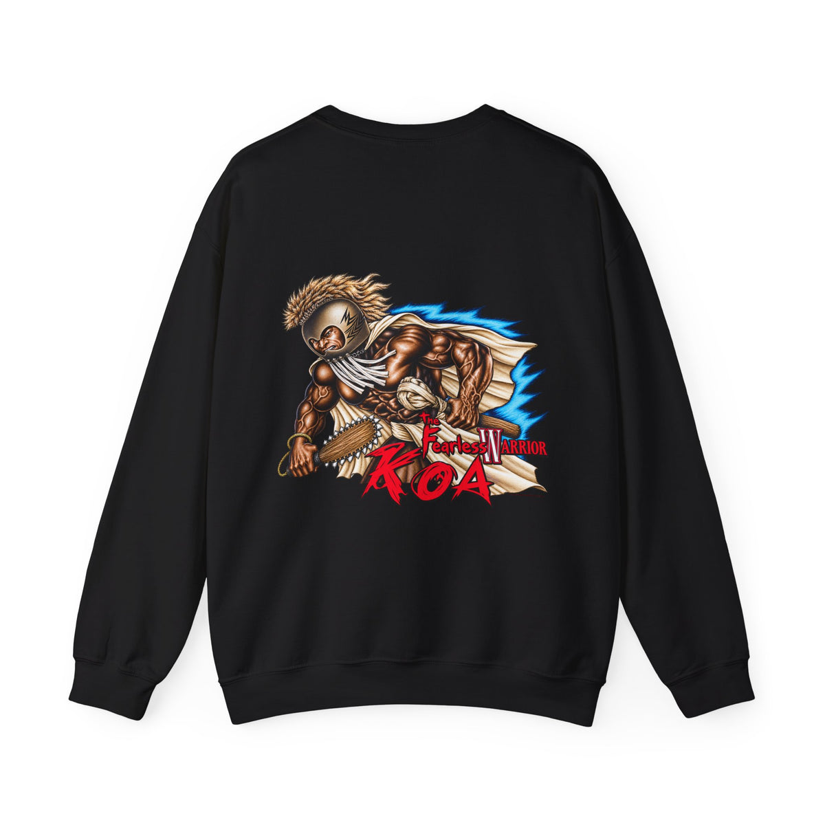 Hawaiian Strength The Fearless Warrior Koa Unisex Heavy Blend™ Crewneck Sweatshirt