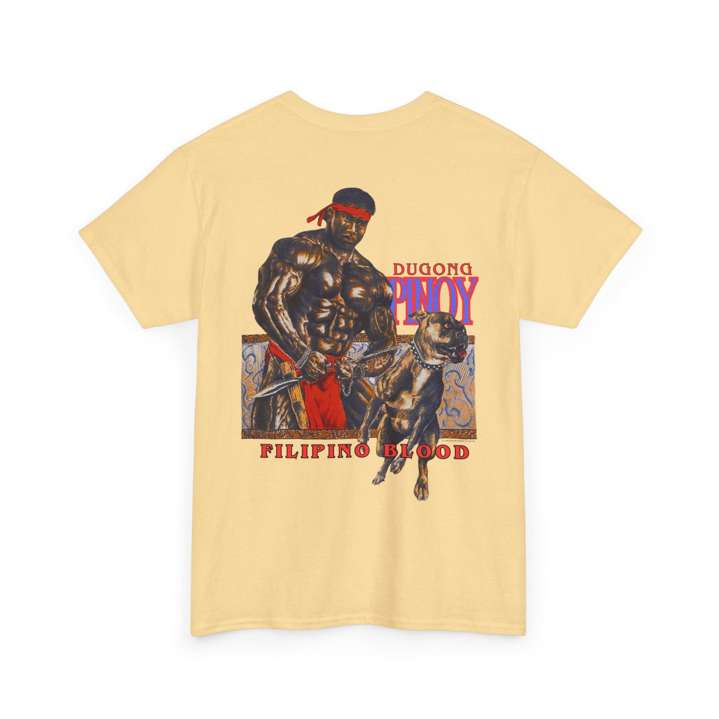 Filipino Strength Dugong Pinoy Filipino Blood Vintage Design 90s New Print T-shirt Unisex Heavy Cotton Tee