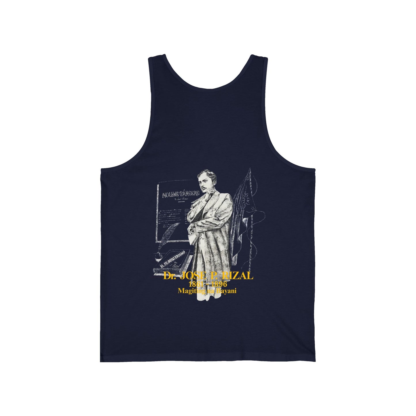 Filipino Strength Dr Jose Rizal Magiting na Bayani Vintage Design 90s New Print Unisex Jersey Tank