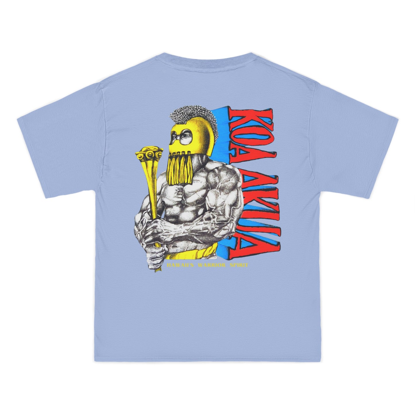 Hawaiian Strength Koa Akua Hawaii's Warrior Spirit Vintage Design 90s New Print Beefy-T®  Short-Sleeve T-Shirt