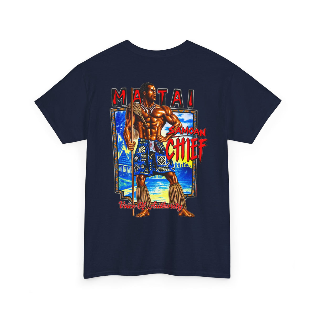Samoan Strength Samoan Chief Matai Unisex Heavy Cotton Tee
